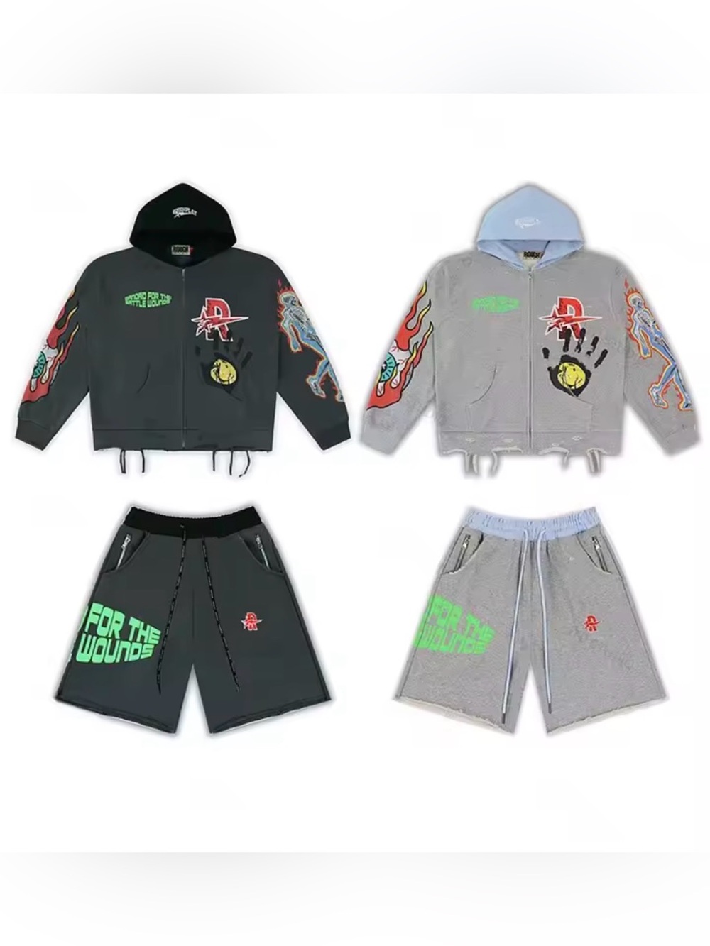 roughplay hoodie short sets interested contact me on WhatsApp